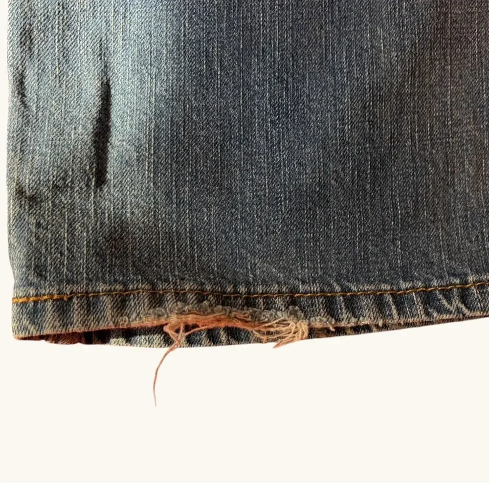 LEVI'S Men's 559 Relaxed Straight Fit Jeans Blue 33 x 32 Distressed 34 x 30.5